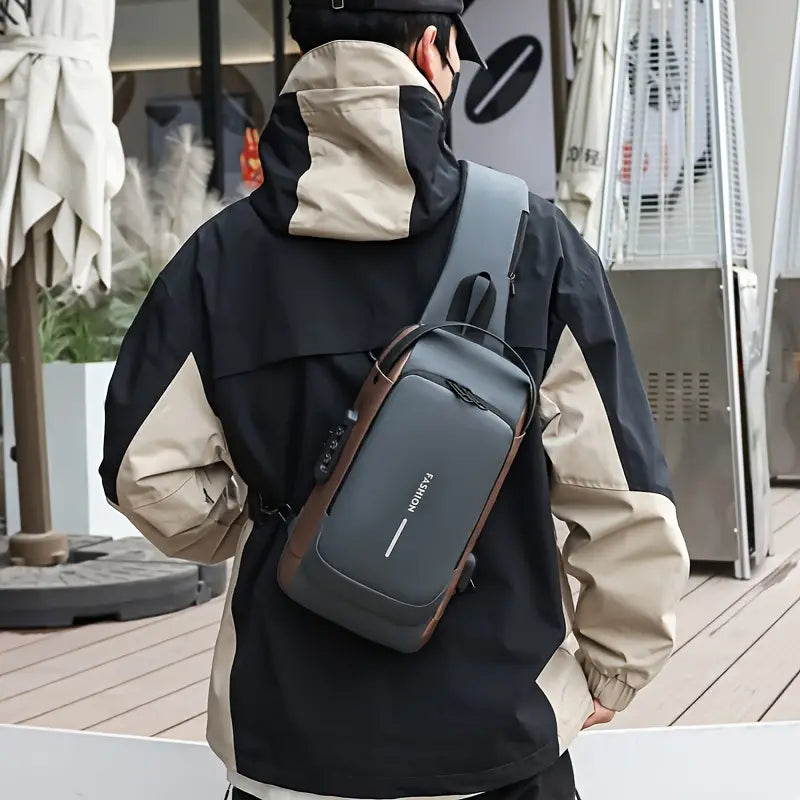 💡 Bolso Inteligente Crossbody  – Seguridad y tecnología portátil con USB⚡