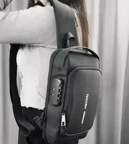 💡 Bolso Inteligente Crossbody  – Seguridad y tecnología portátil con USB⚡